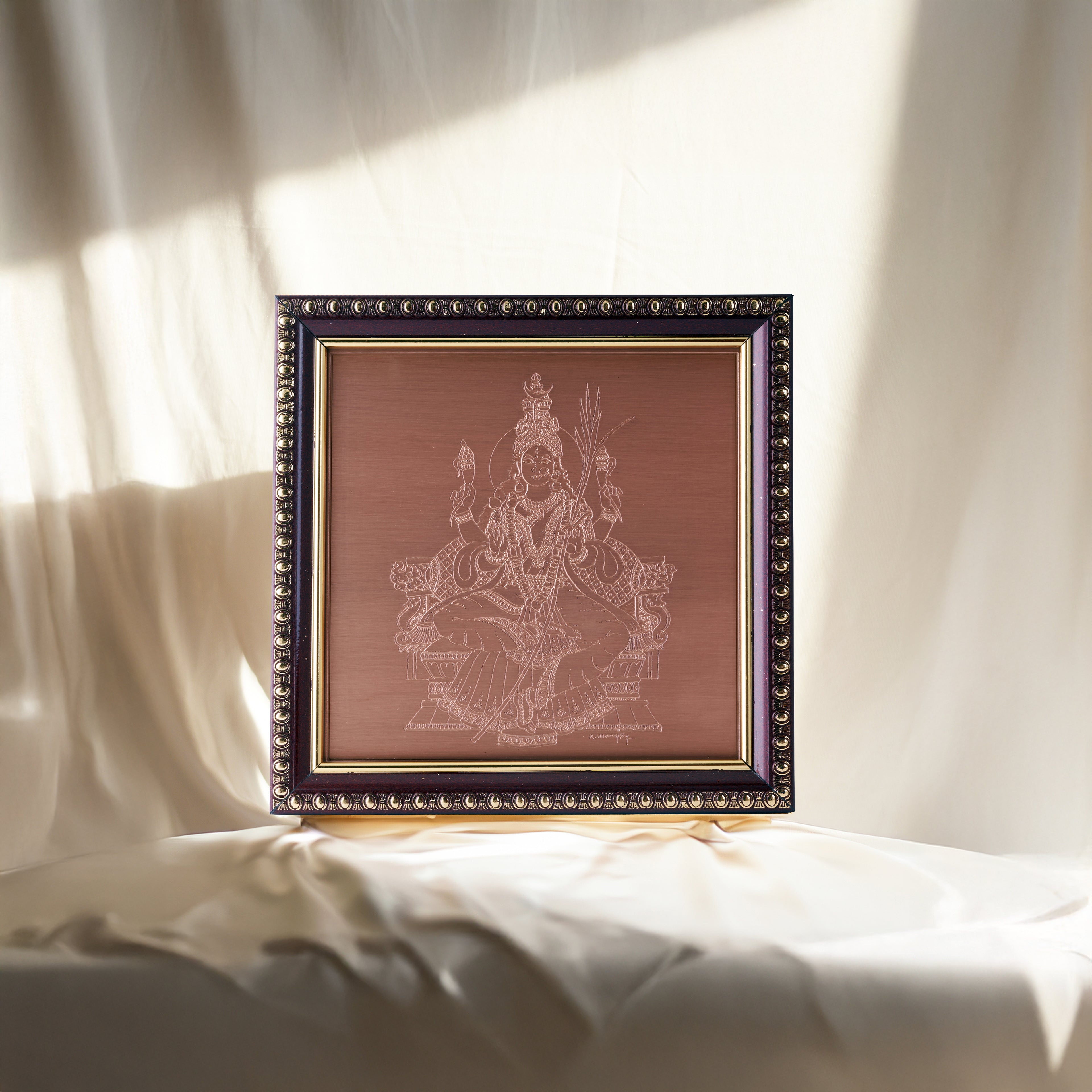 Dasa Mahavidyas Copper Frames - 10 Forms of Goddess Shakti