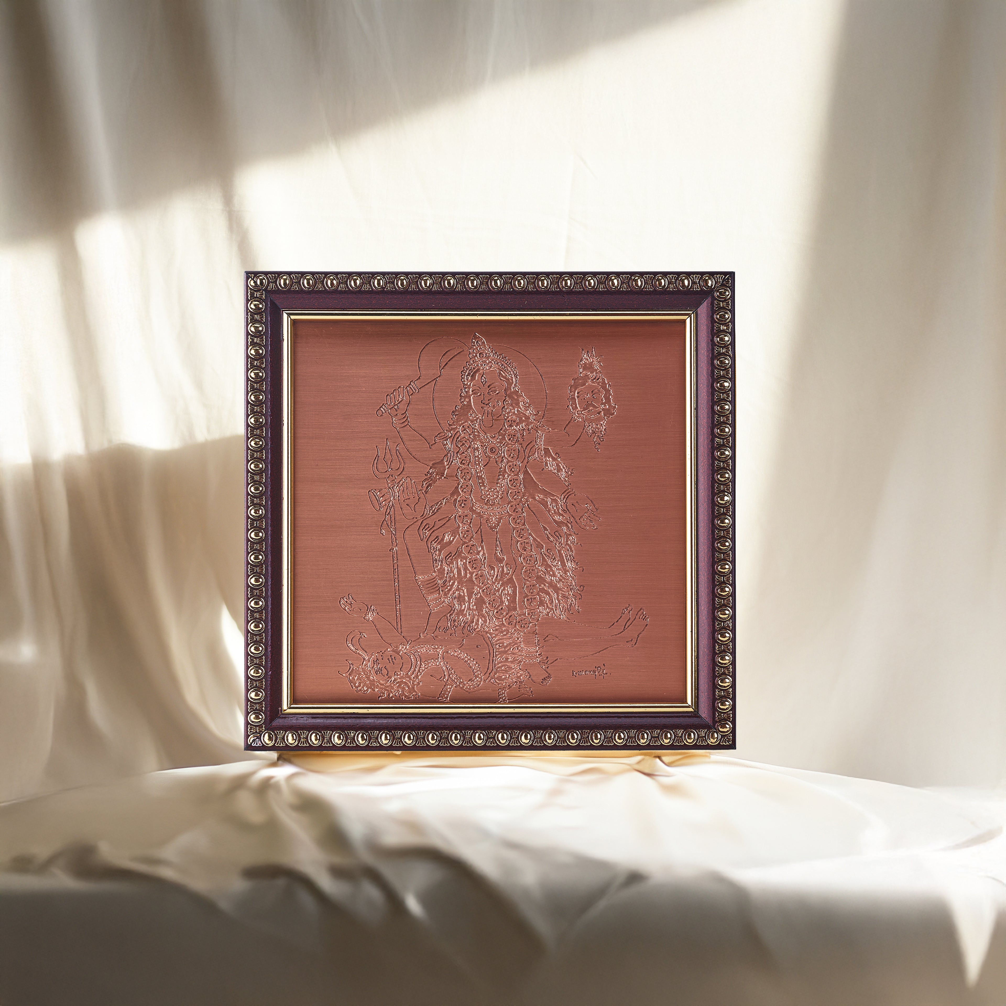 Dasa Mahavidyas Copper Frames - 10 Forms of Goddess Shakti