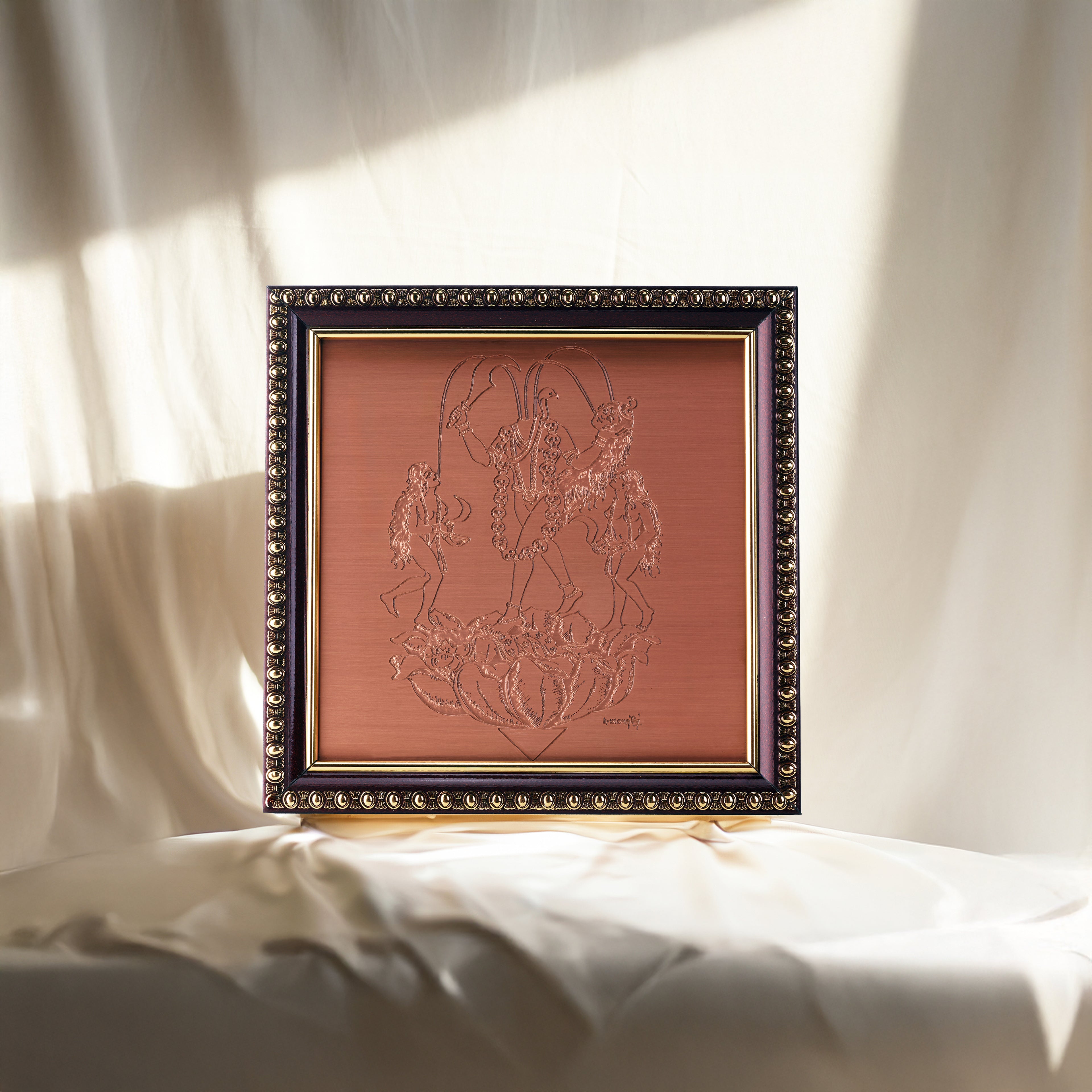 Dasa Mahavidyas Copper Frames - 10 Forms of Goddess Shakti