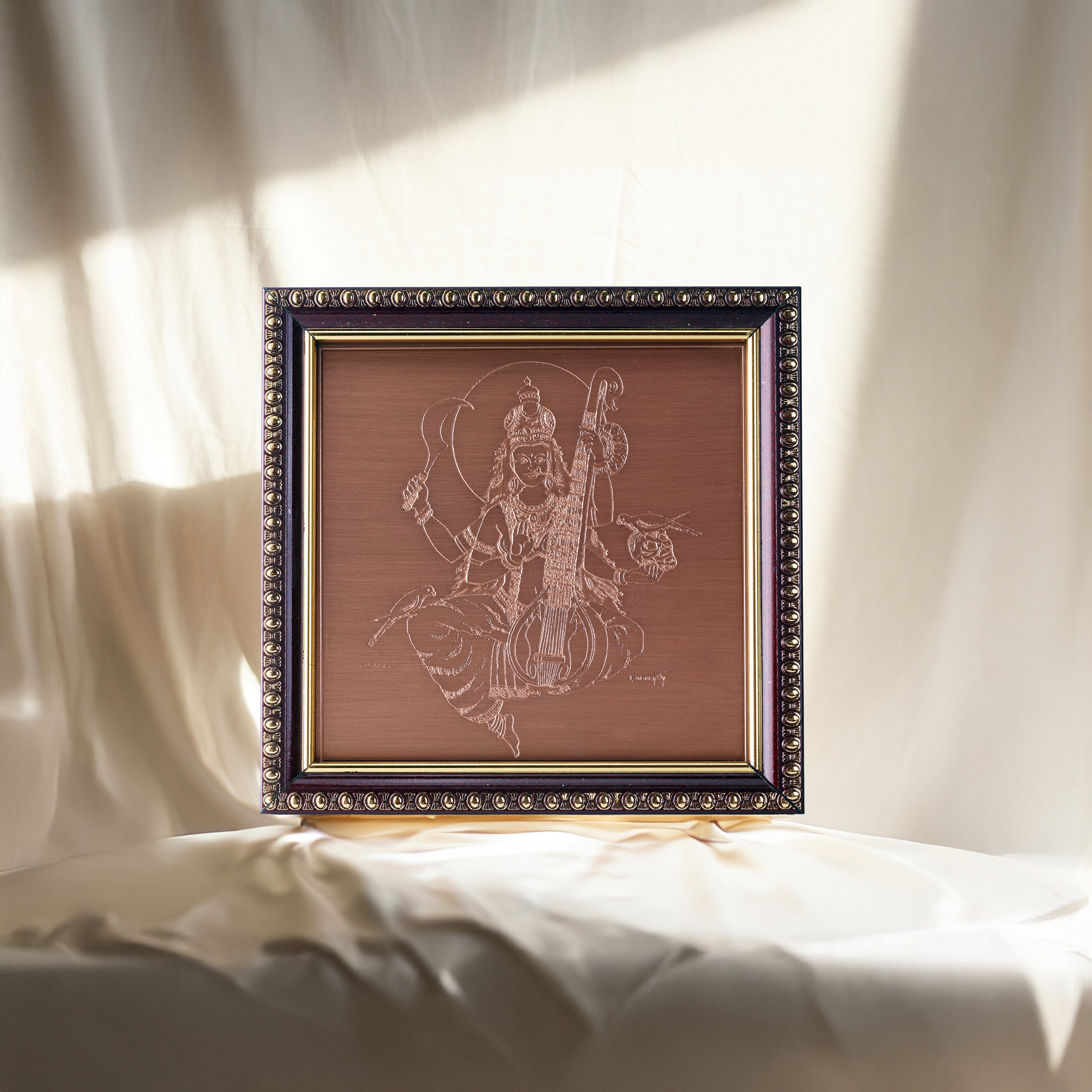 Dasa Mahavidyas Copper Frames - 10 Forms of Goddess Shakti