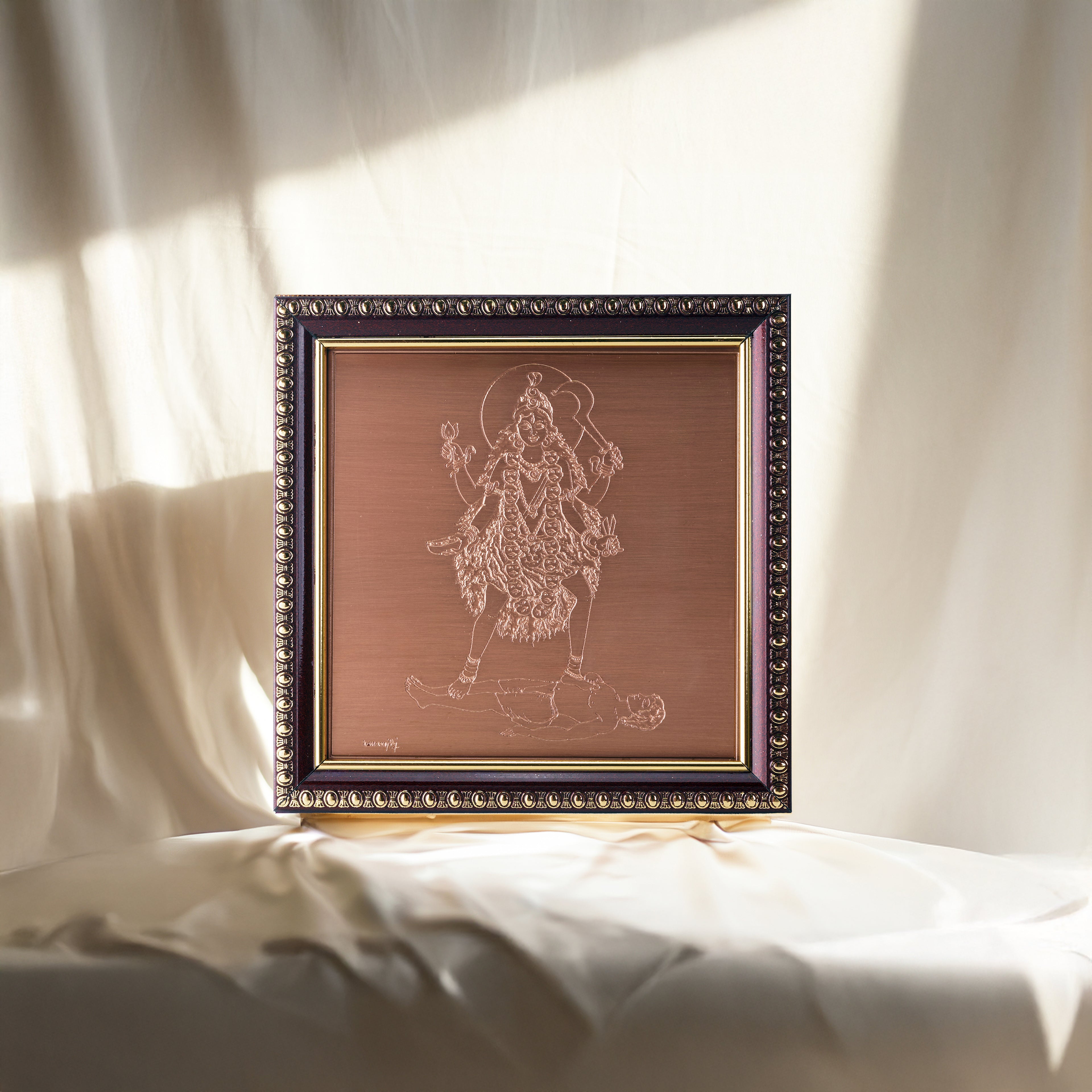 Dasa Mahavidyas Copper Frames - 10 Forms of Goddess Shakti