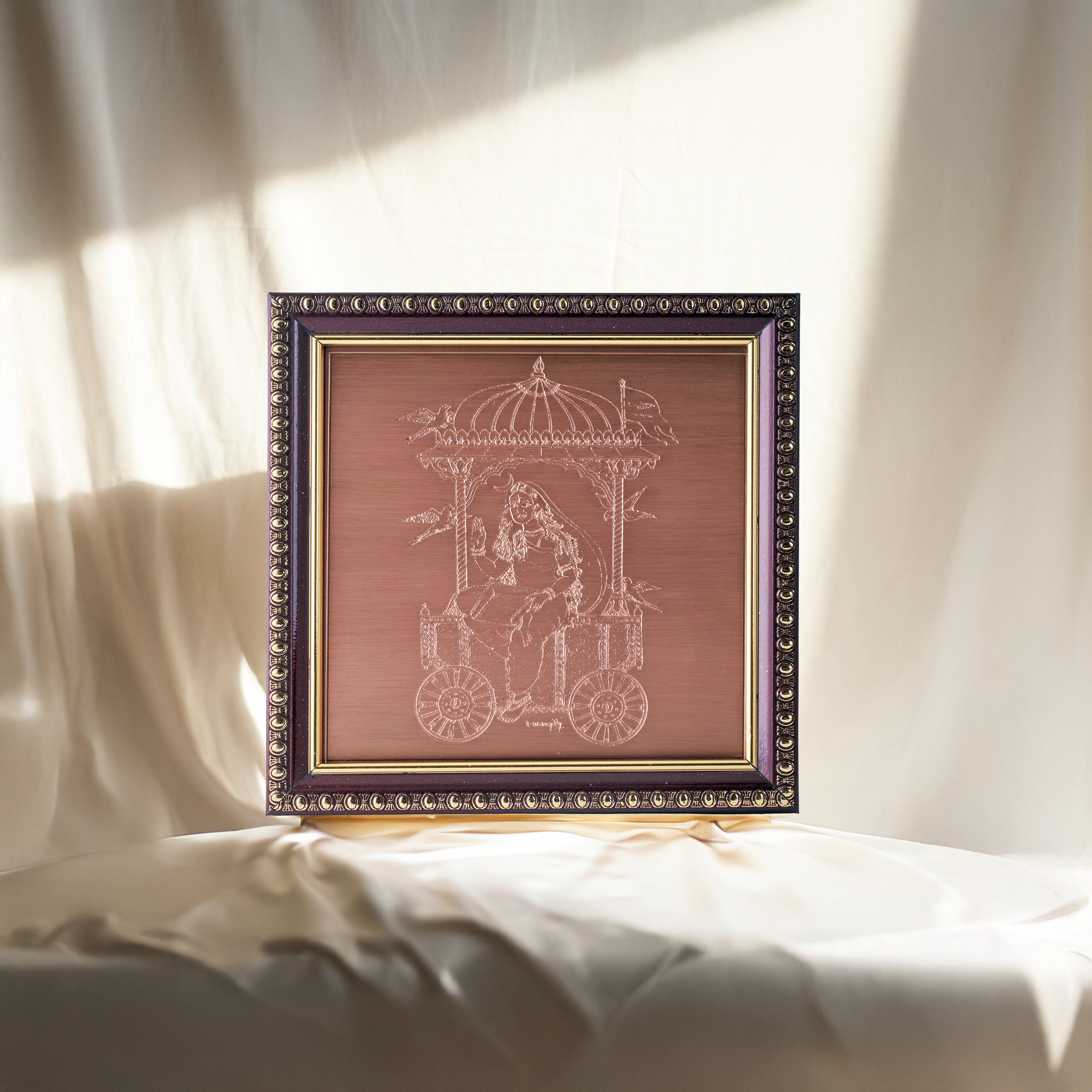Dasa Mahavidyas Copper Frames - 10 Forms of Goddess Shakti