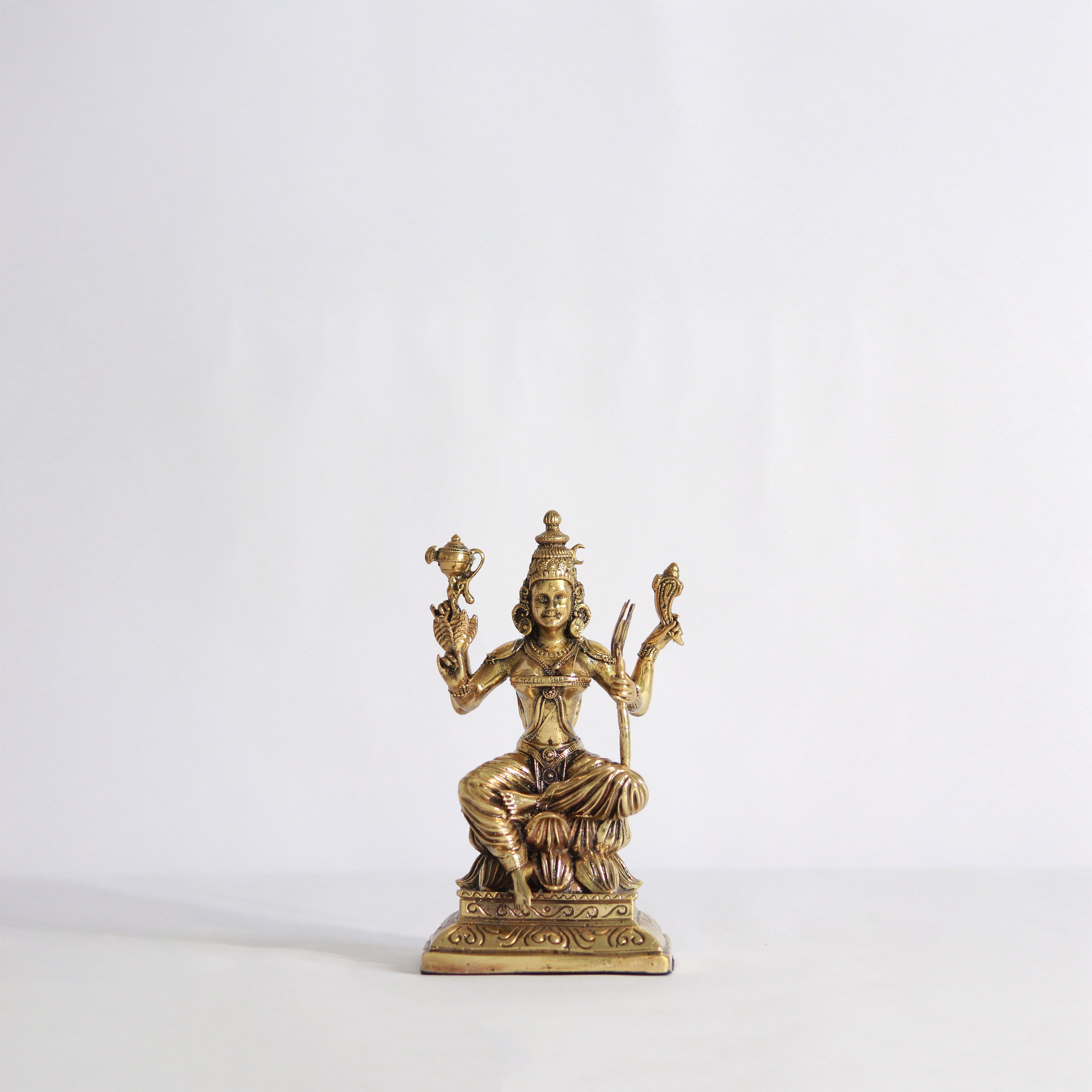 Lalita Tripura Sundari Idol Pure Brass