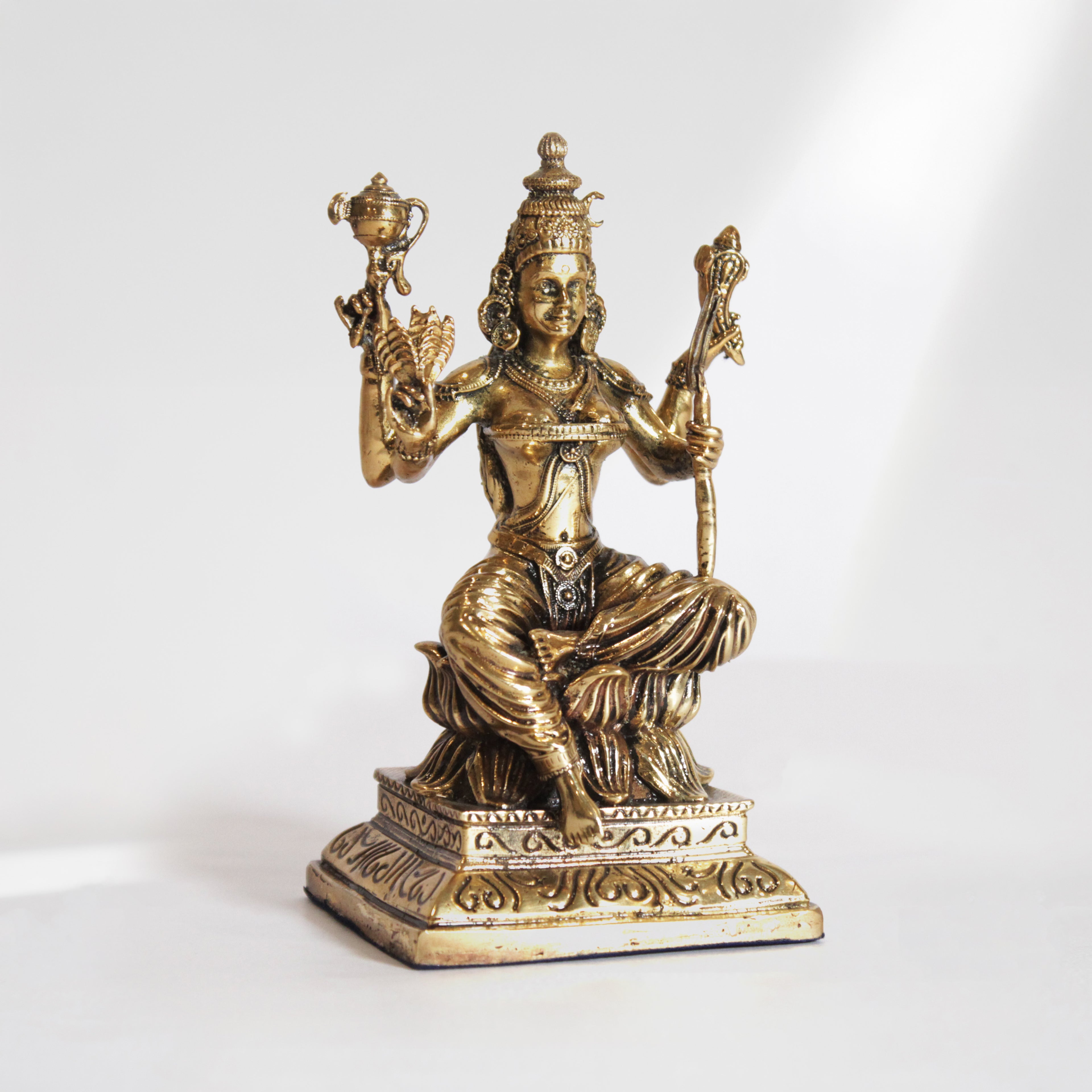 Lalita Tripura Sundari Idol Pure Brass