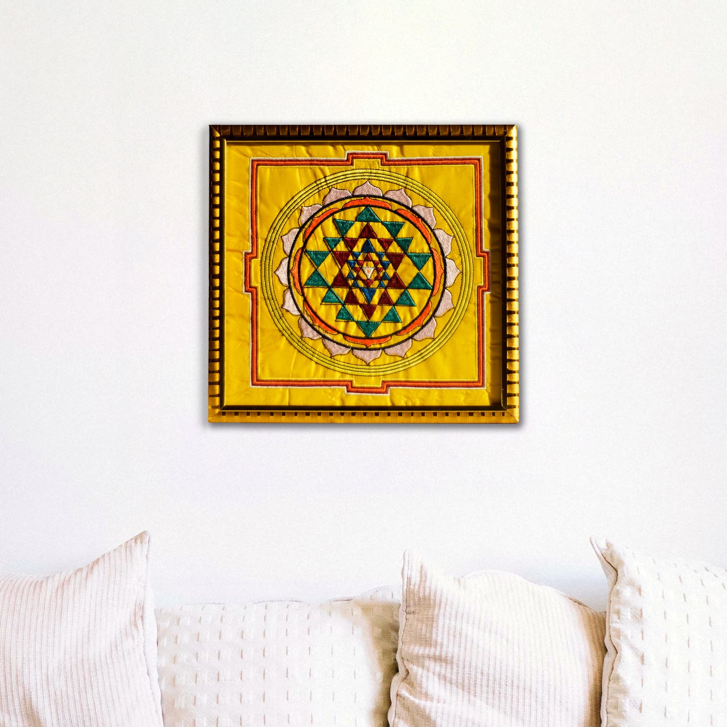 Sri Chakra Yantra Pure Silk