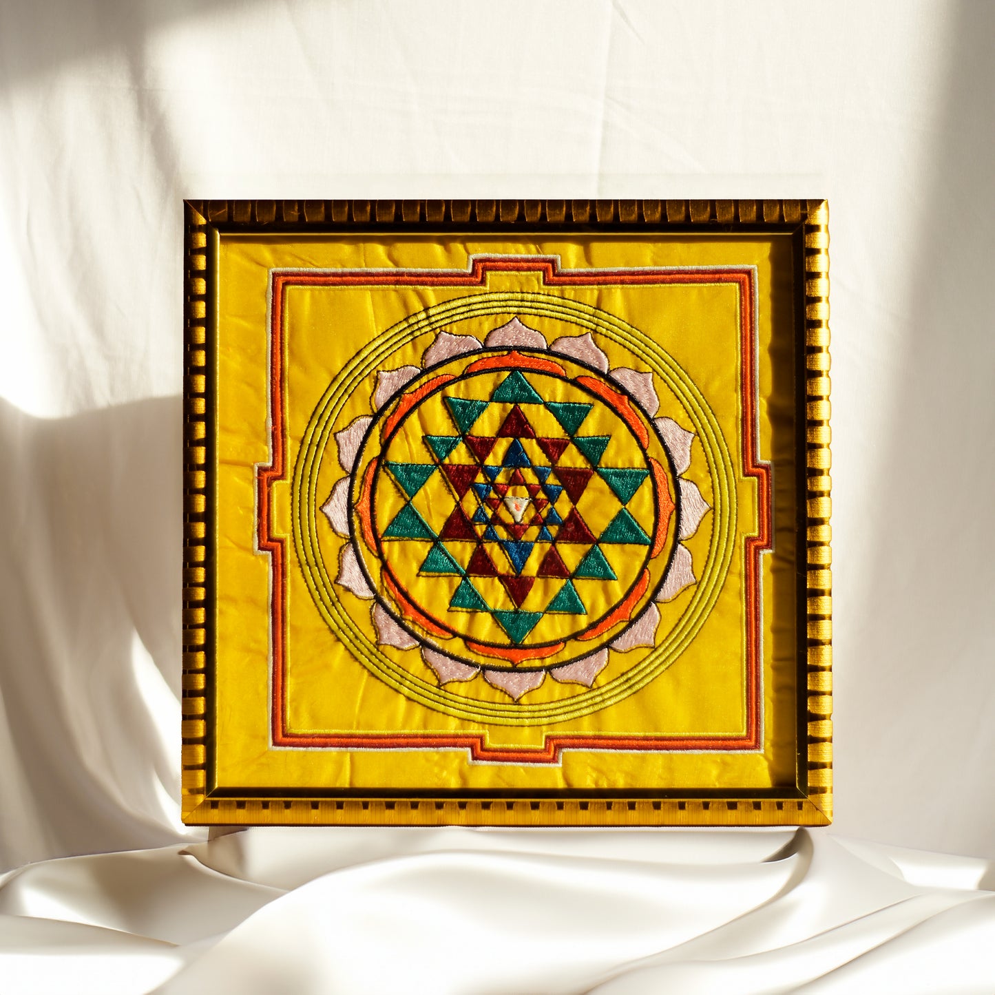 Sri Chakra Yantra Pure Silk