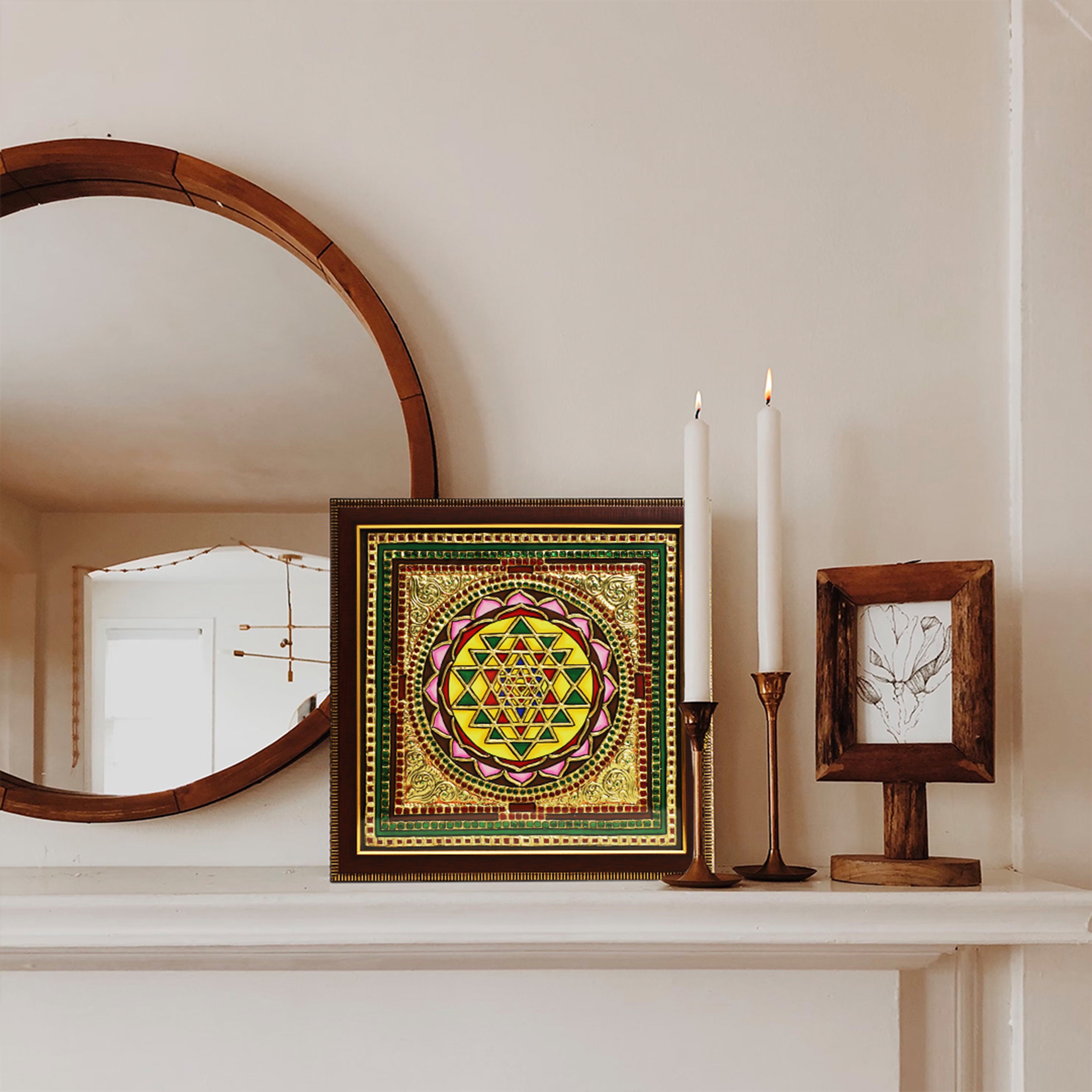 Sri Chakra Yantra Tanjore