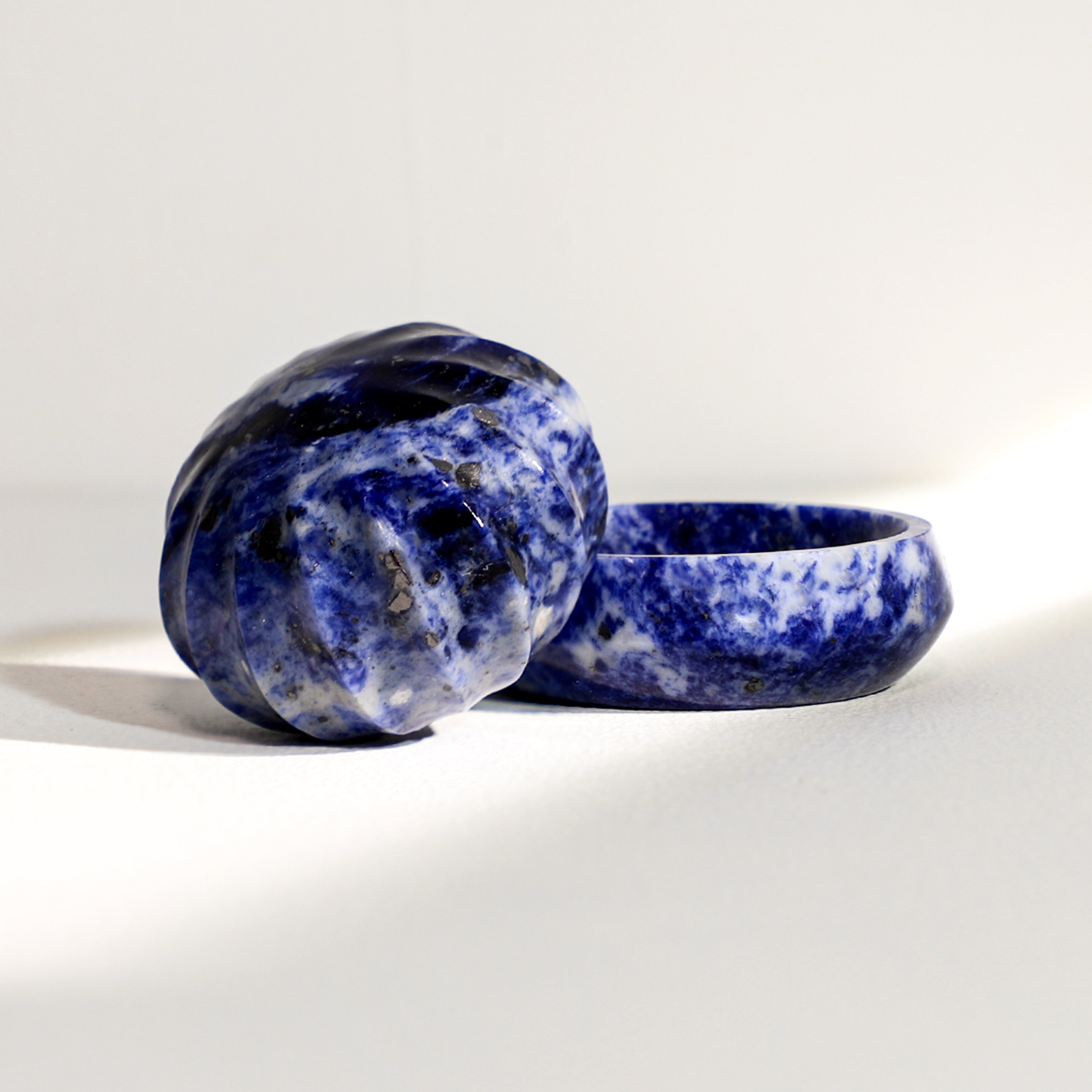 Meditation Sodalite Palm Gemstone