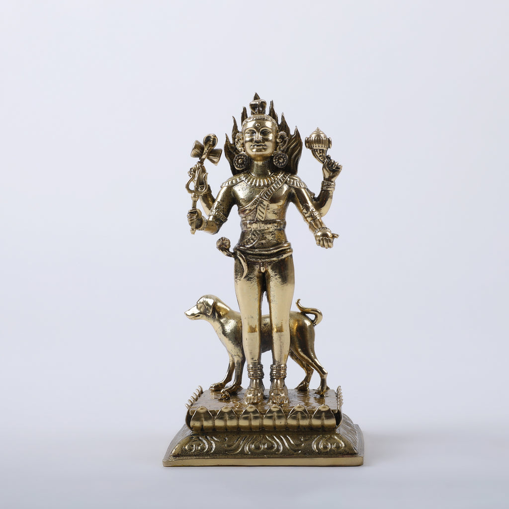 Kala Bhairava Idol Pure Brass