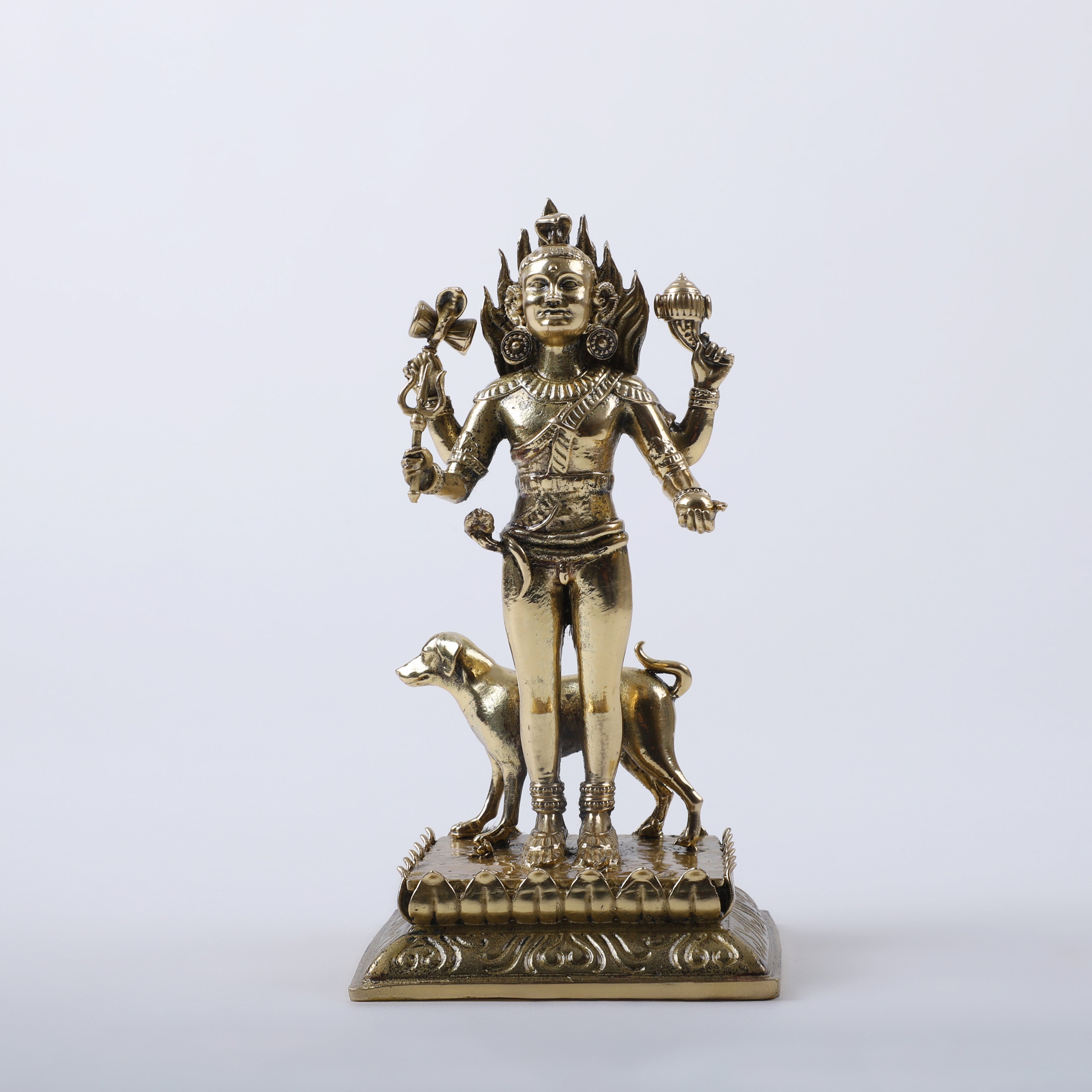 Kala Bhairava Idol Pure Brass