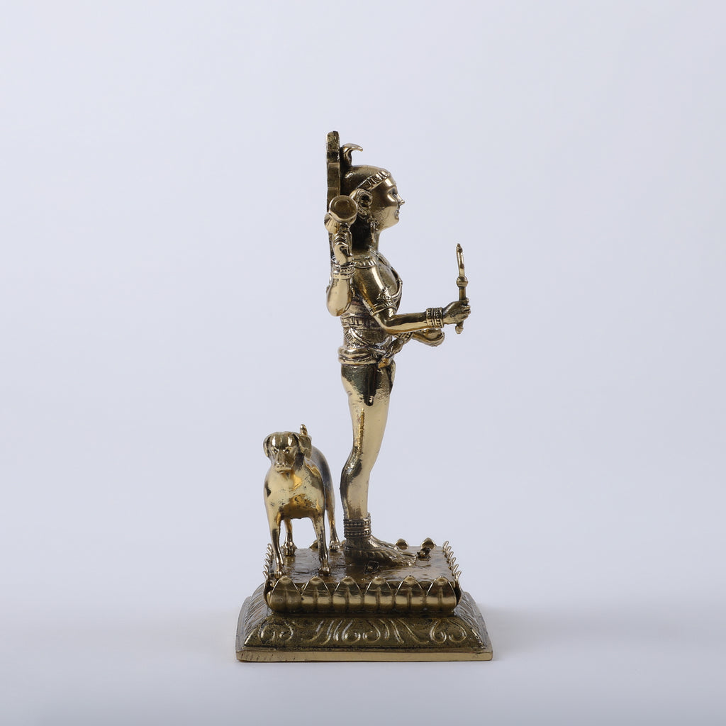 Kala Bhairava Idol Pure Brass