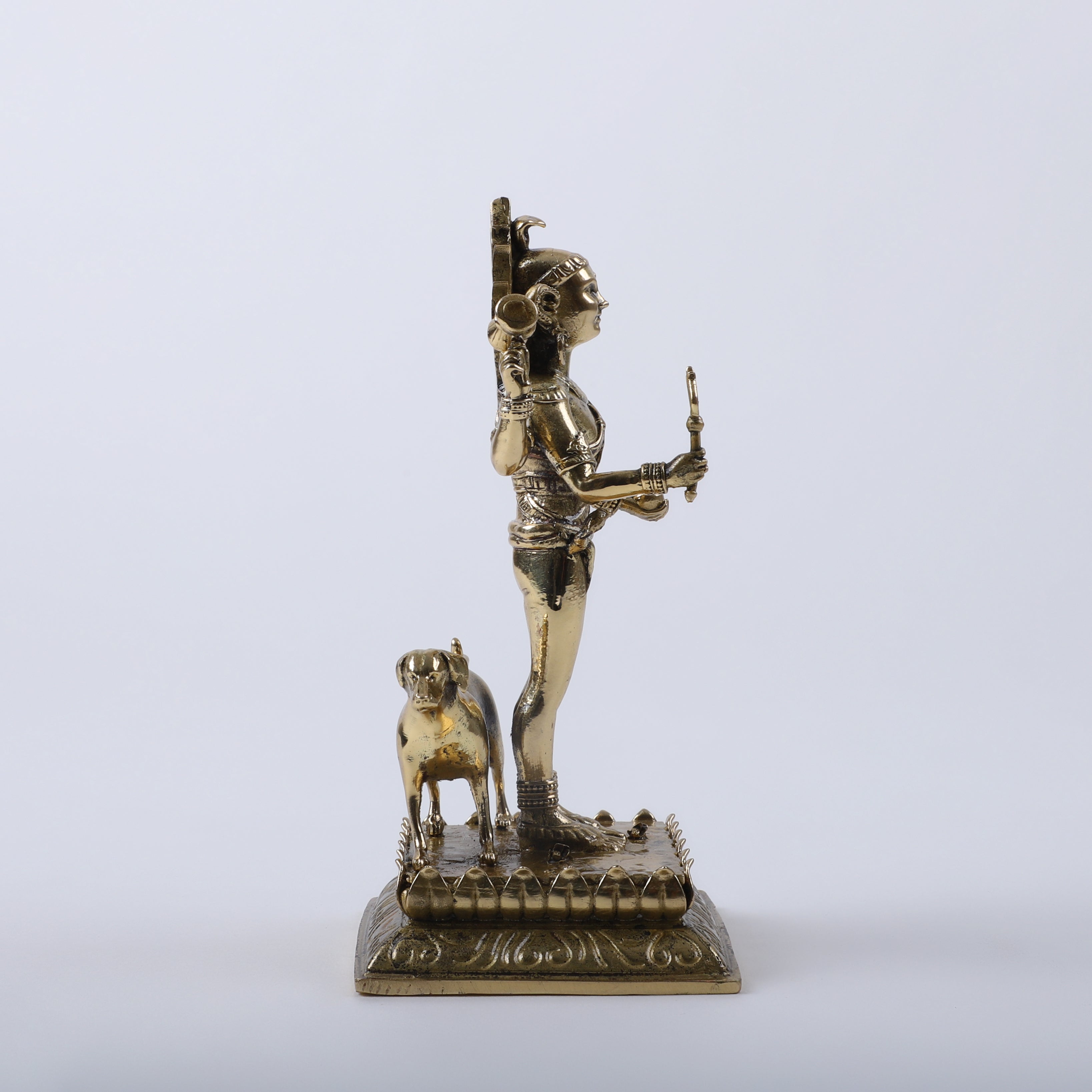 Kala Bhairava Idol Pure Brass