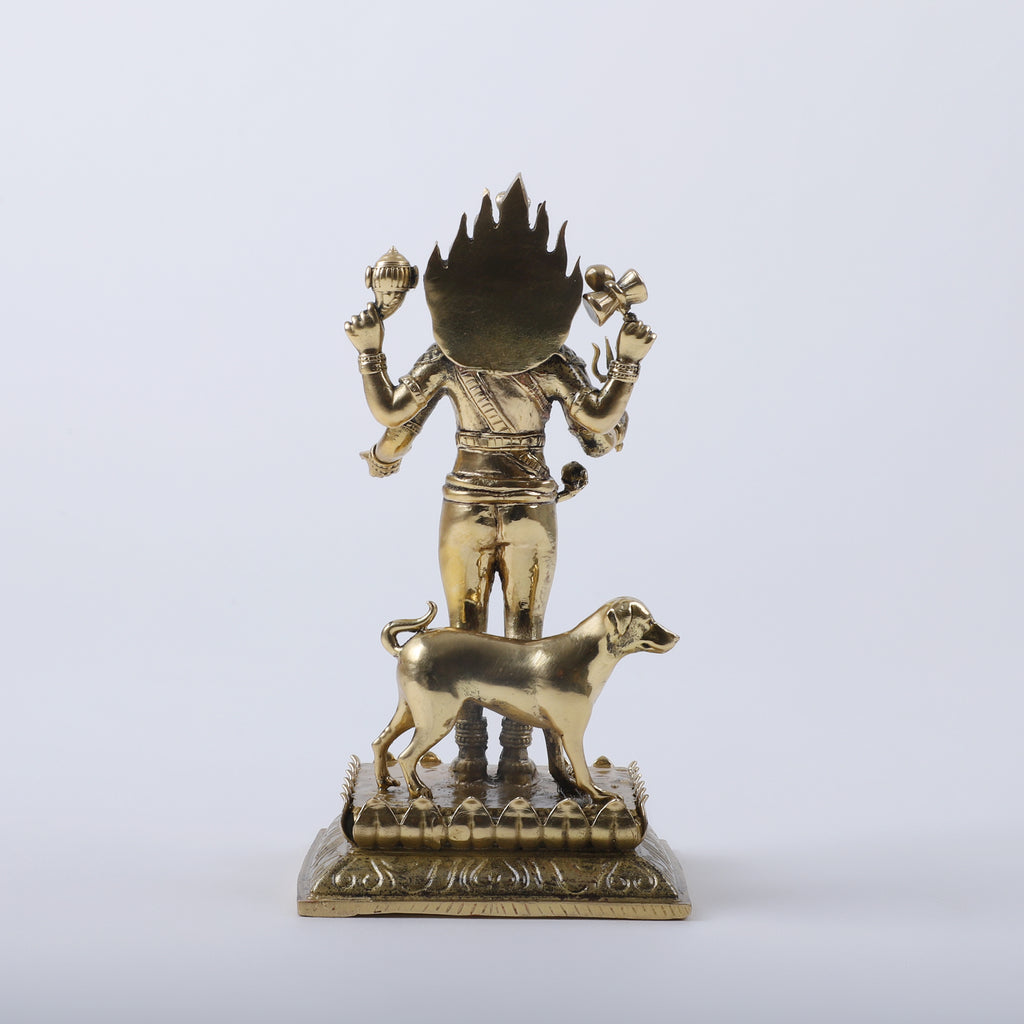 Kala Bhairava Idol Pure Brass