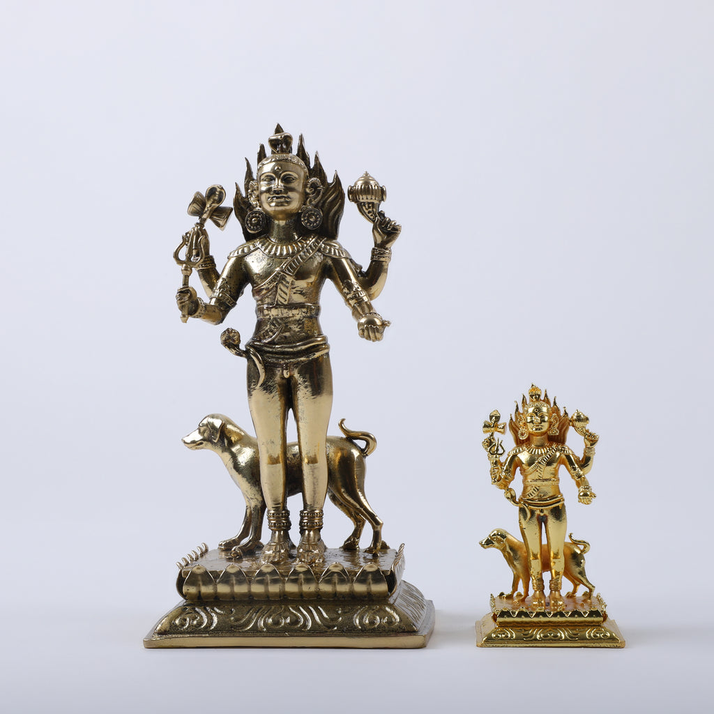 Kala Bhairava Idol Pure Brass