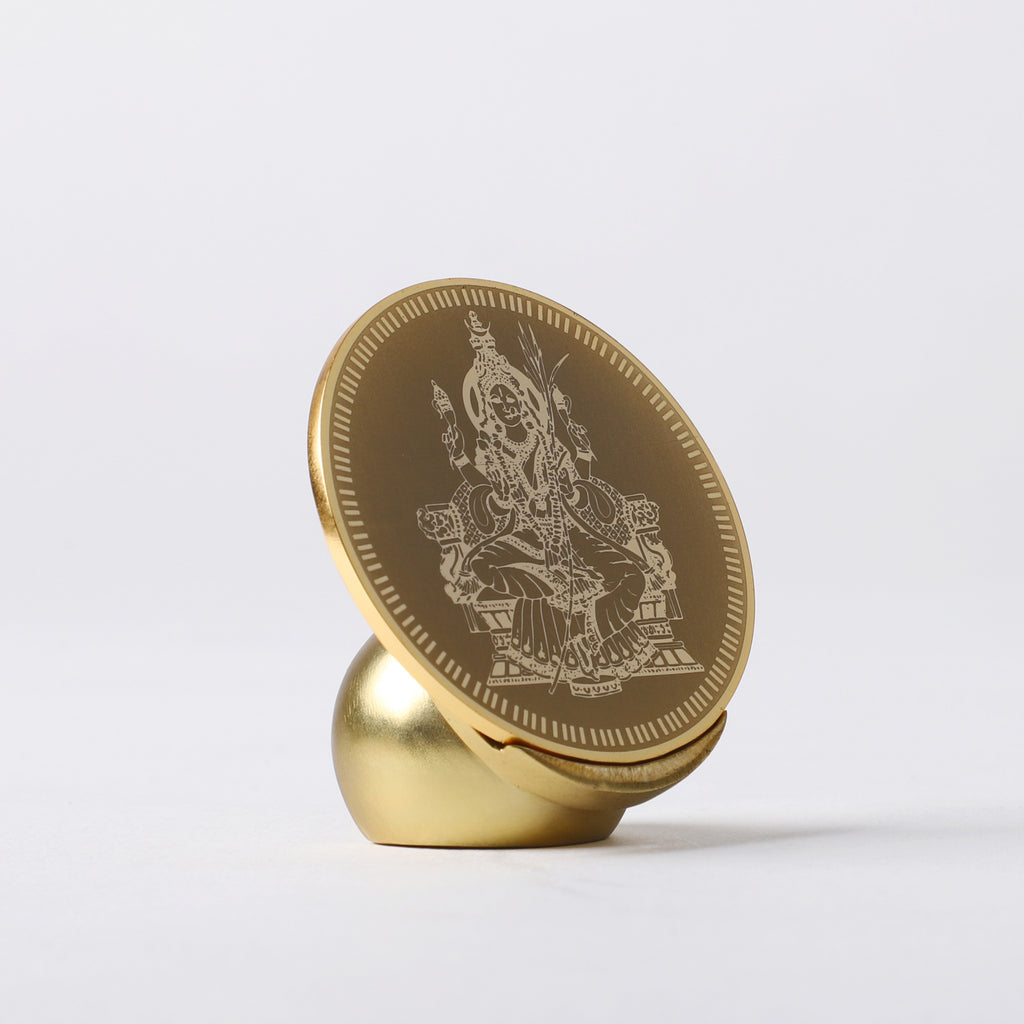 Prayer Coin Stand Pure Brass