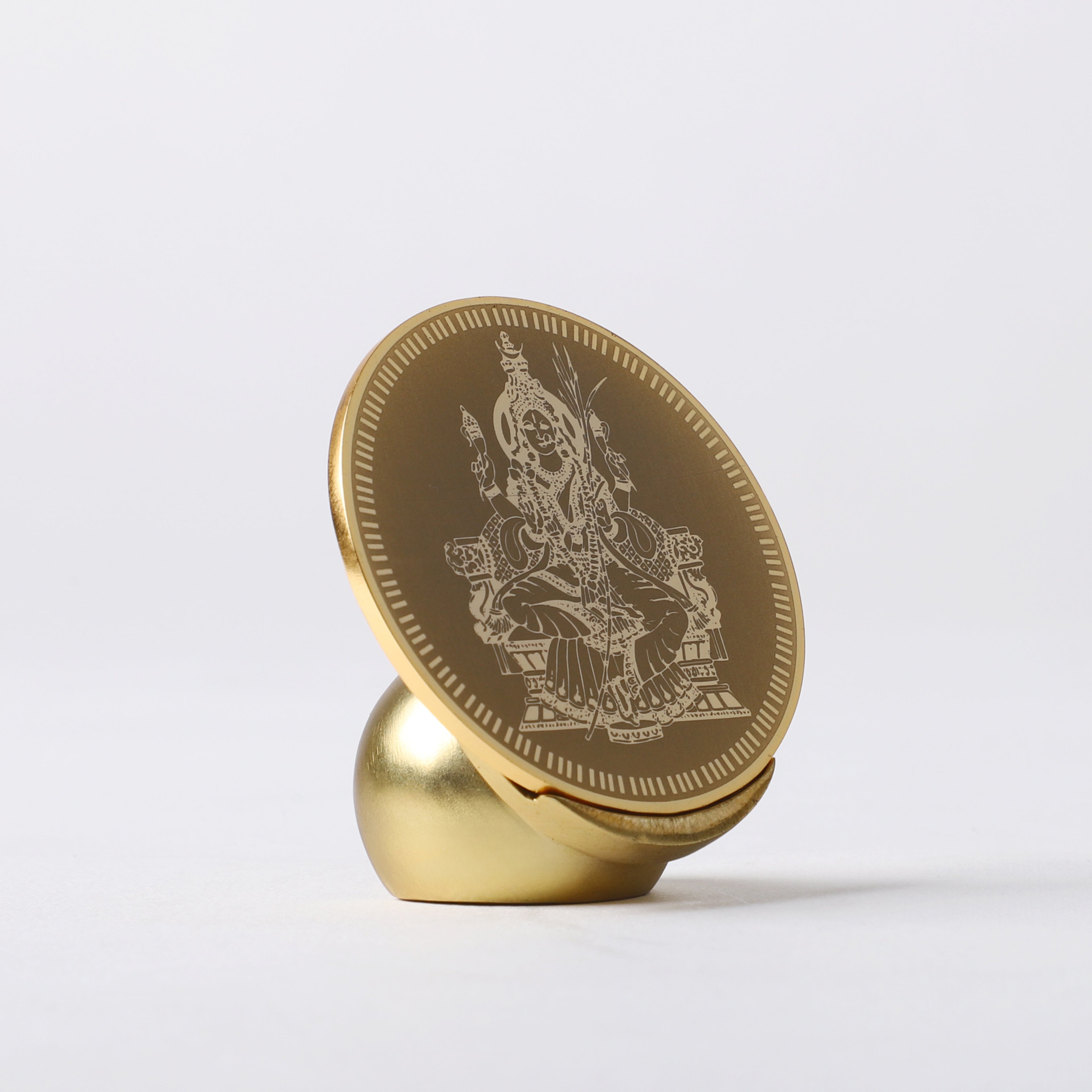 Prayer Coin Stand Pure Brass
