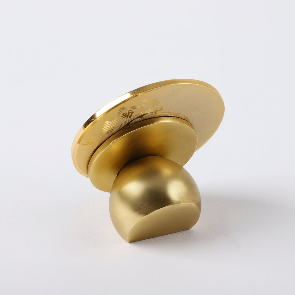 brass prayer coin holder