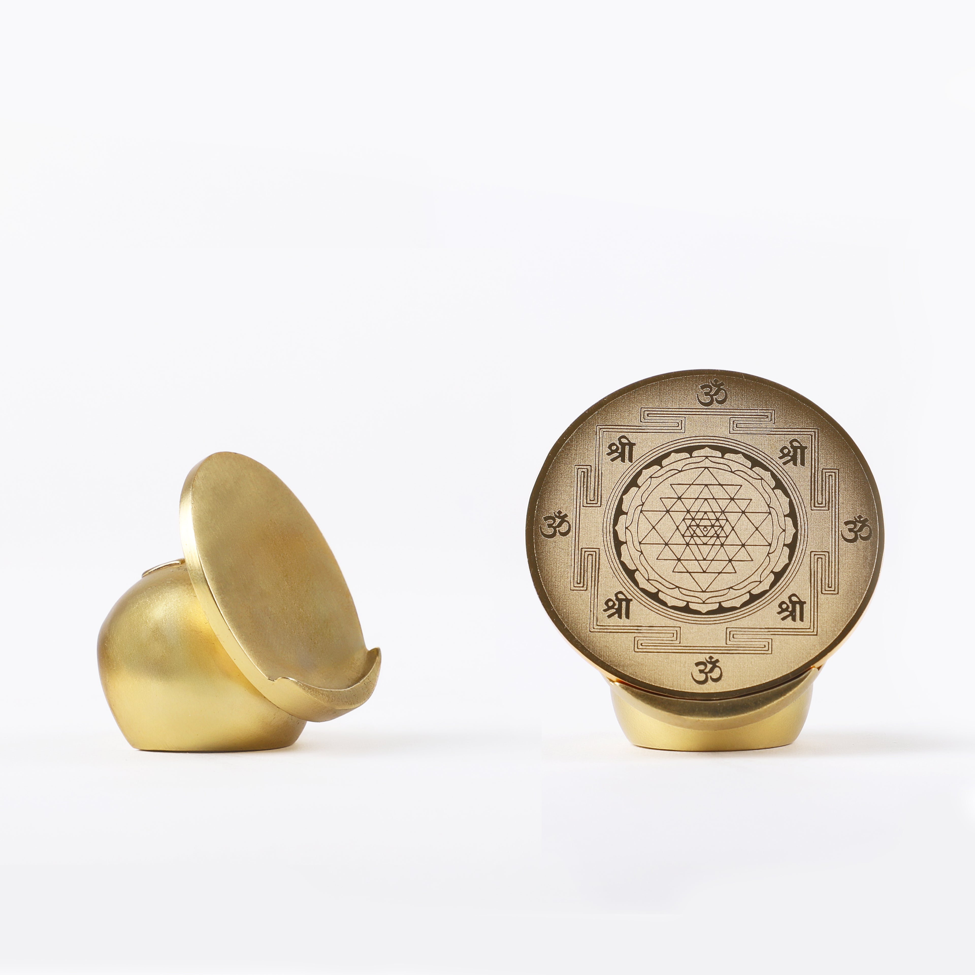 Prayer Coin Stand Pure Brass