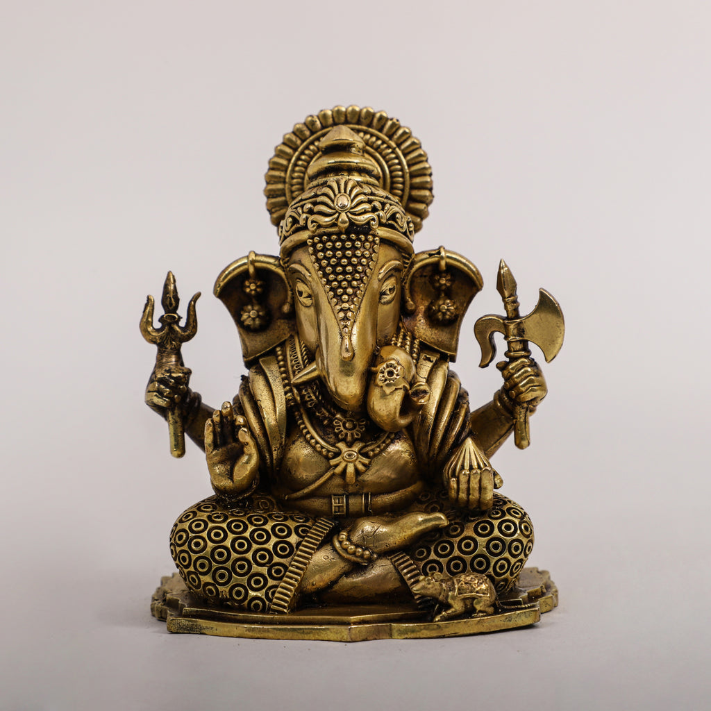 Dagdu Seth Brass Lord Ganesha
