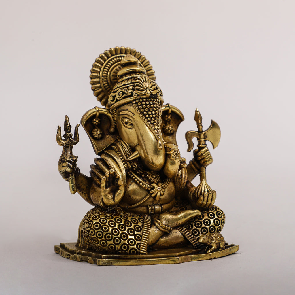 Dagdu Seth Brass Lord Ganesha