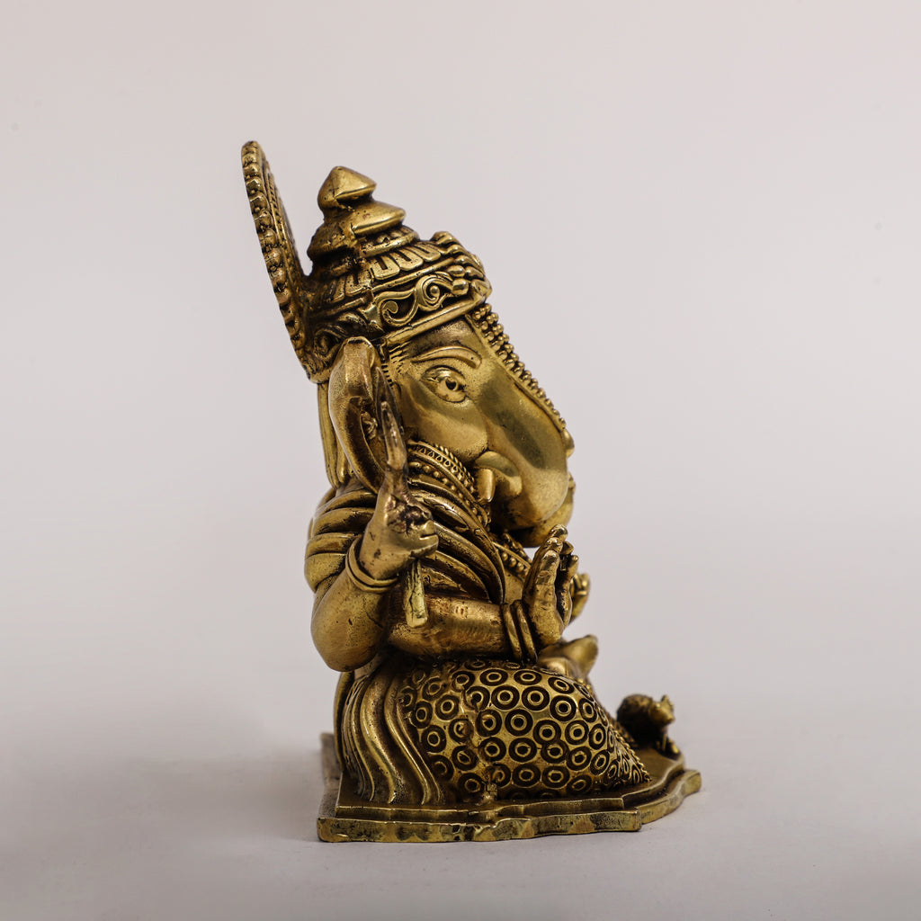 Dagdu Seth Brass Lord Ganesha