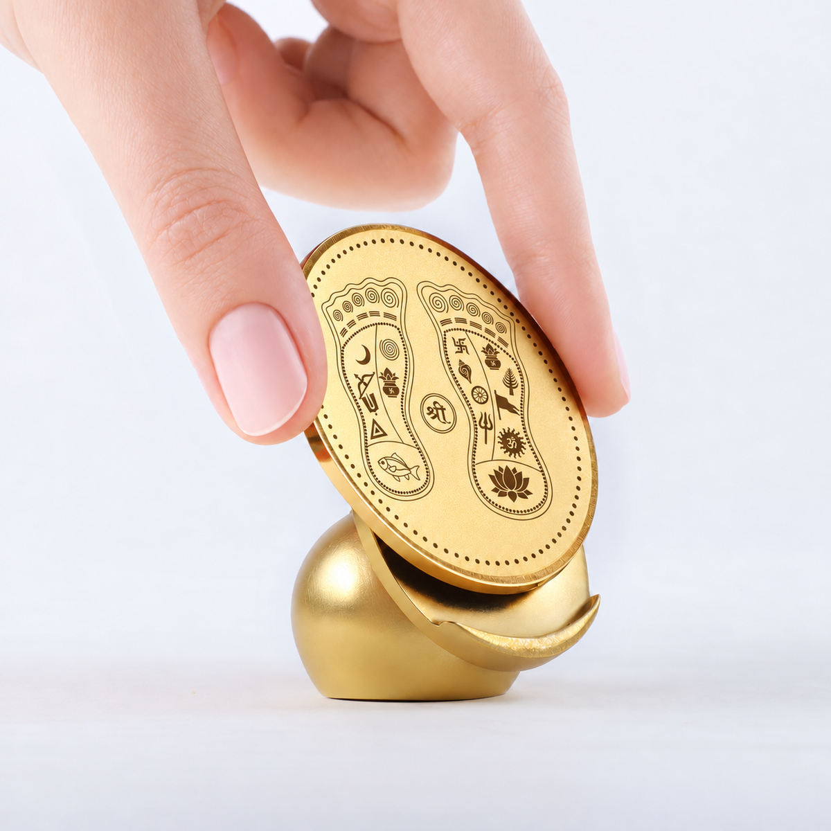 Lakshmi Padam Prayer Coin
