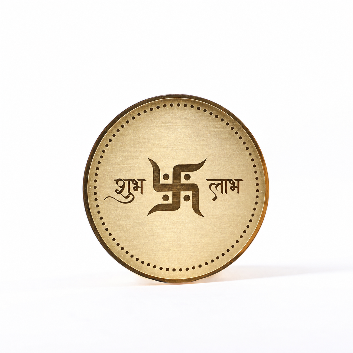 Lakshmi-Ganesha & Shubh Labh Prayer Coin
