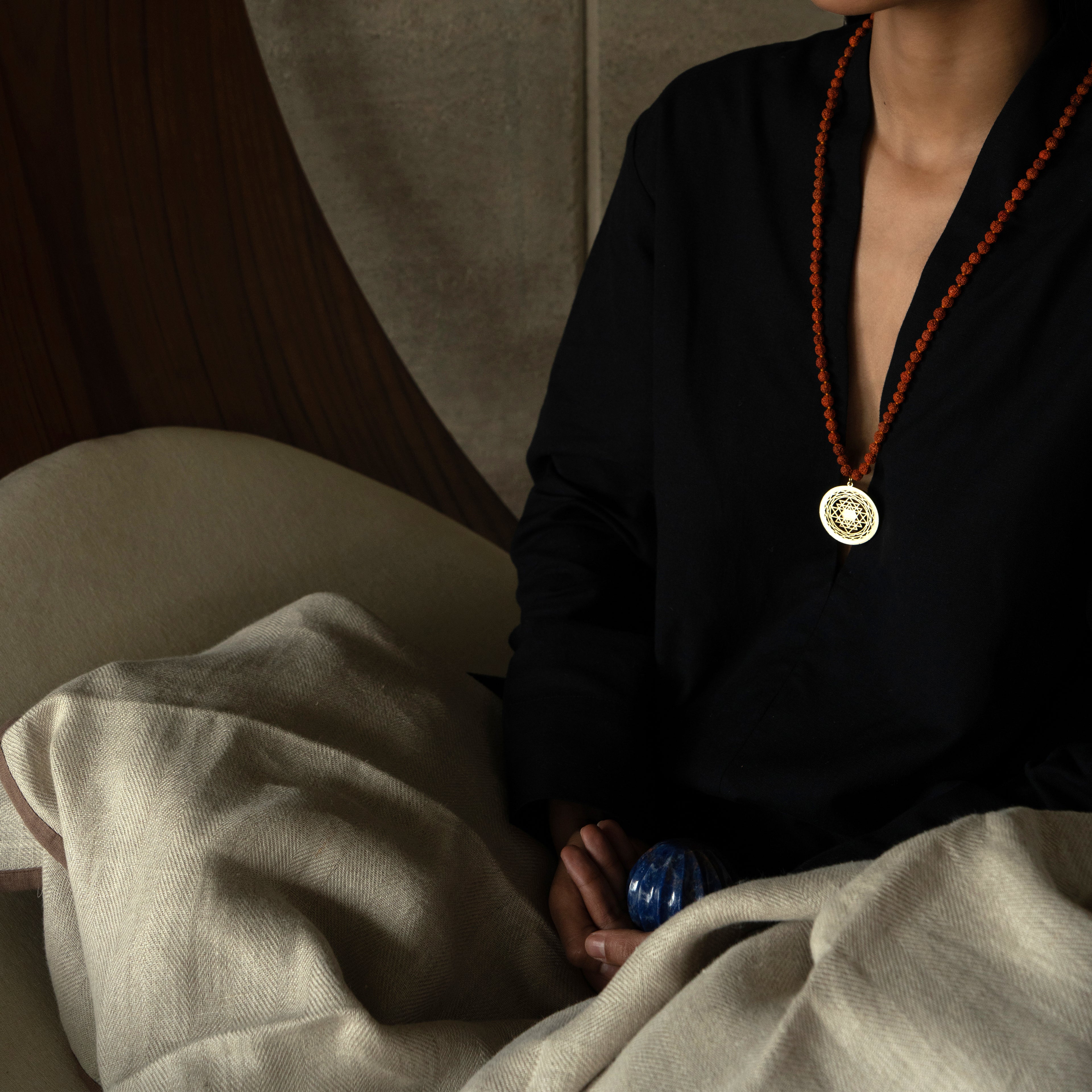 Meditation Sodalite Palm Gemstone