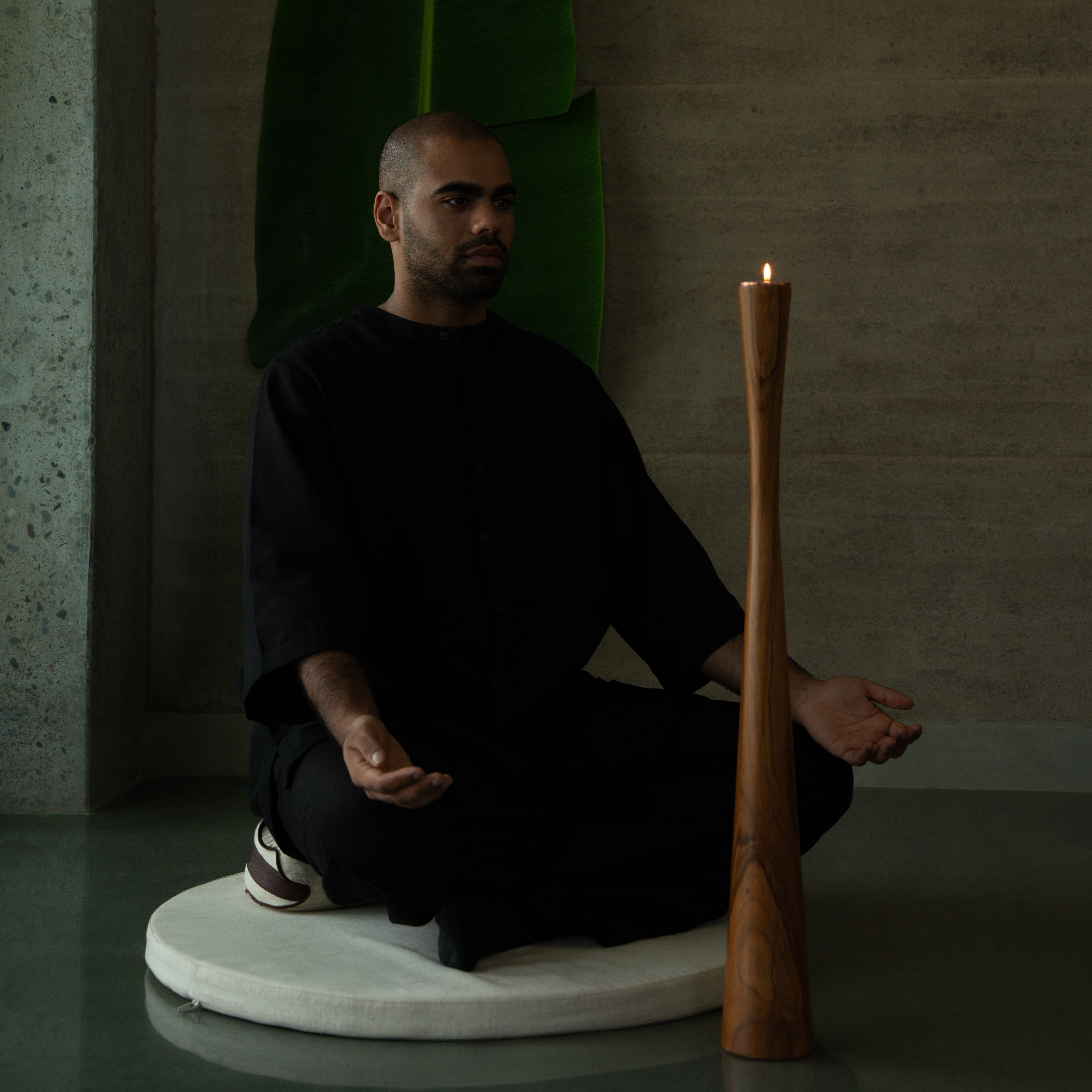 Trataka Meditation Candle Stand