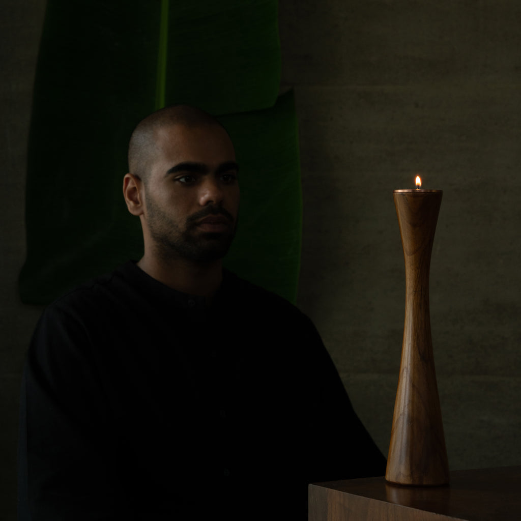 Trataka Meditation Candle Stand