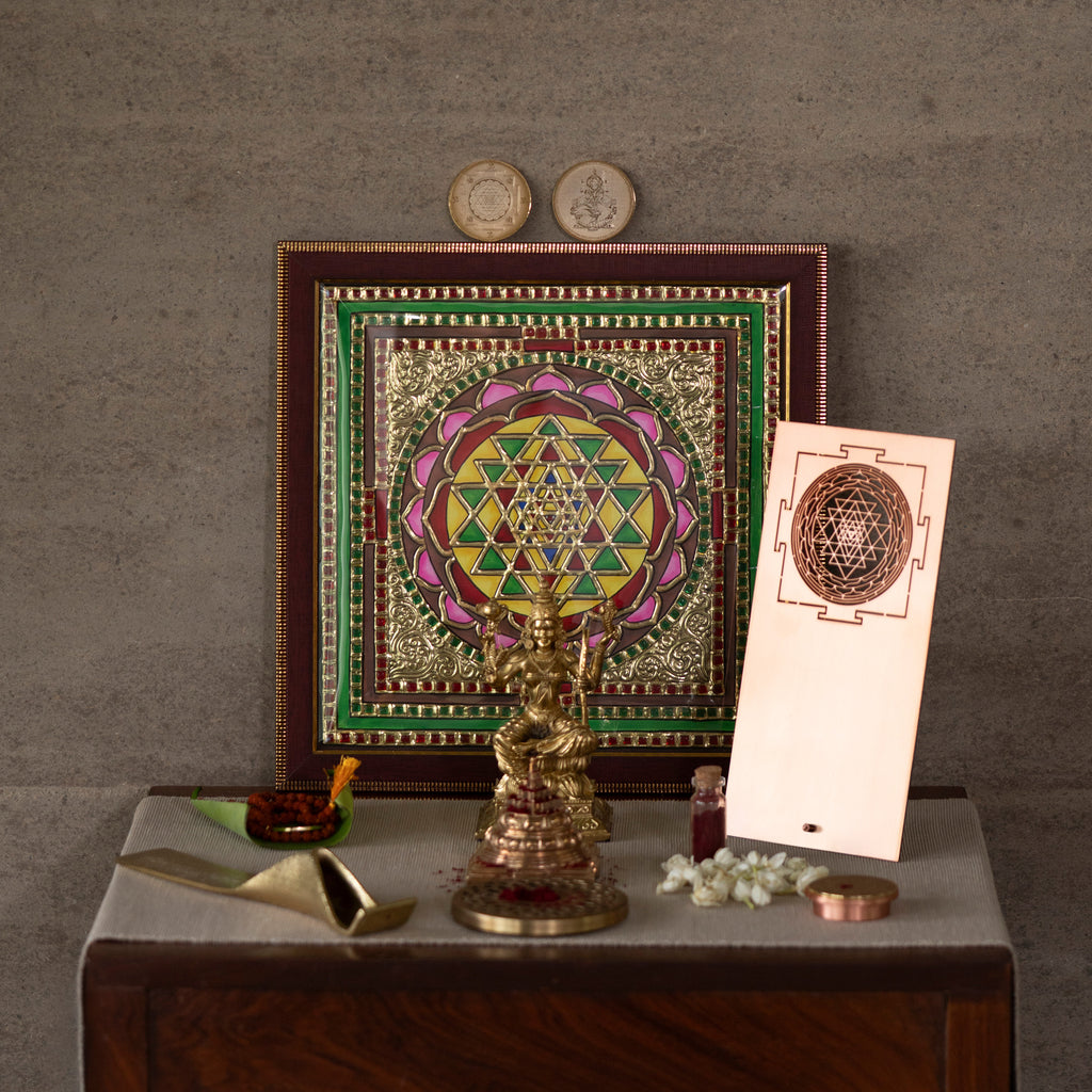 Sri Chakra Yantra Tanjore