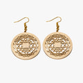 Sri Chakra Yantra Veerya Earrings