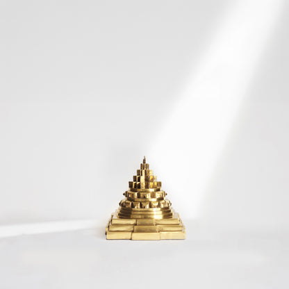 Maha Meru Sri Yantra Pure Brass